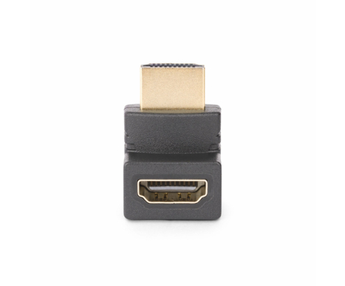 StarTech.com Adaptador HDMI 2.0 Acodado Hacia Arriba - Macho a Hembra - Adaptador HDMI en Ángulo Recto - Ahorrador de Puertos HDMI de Alta Velocidad