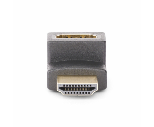 StarTech.com Adaptador HDMI 2.0 Acodado Hacia Arriba - Macho a Hembra - Adaptador HDMI en Ángulo Recto - Ahorrador de Puertos HDMI de Alta Velocidad