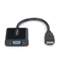 StarTech.com Adaptador HDMI a VGA - Conversor Activo HDMI a VGA - Conversor Activo de Vídeo para Ordenador de Sobremesa o Portátil - 1920x1080 - 108