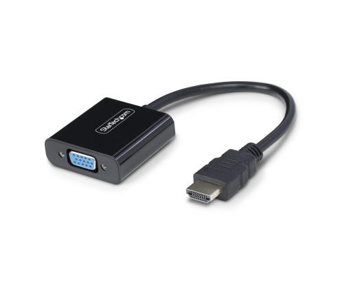 StarTech.com Adaptador HDMI a VGA - Conversor Activo HDMI a VGA - Conversor Activo de Vídeo para Ordenador de Sobremesa o Portátil - 1920x1080 - 108