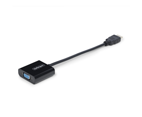 StarTech.com Adaptador HDMI a VGA - Conversor Activo HDMI a VGA - Conversor Activo de Vídeo para Ordenador de Sobremesa o Portátil - 1920x1080 - 108