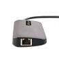 StarTech.com Adaptador Multipuertos USB C de VÍ­deo 4K a 60Hz, con Hub de 3 Puertos USB-A de 5Gbps, Entrega de Alimentación USB de 100W, Red Ethernet