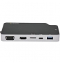 StarTech.com Adaptador Multipuertos USB C - Docking Station USB Tipo C a VÍ­deo HDMI de 4K o VGA - PD Pass-through de 100W - Hub Ladrón USB de 2 Puer