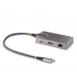 StarTech.com Adaptador Multipuertos USB-C - Docking Station USB Tipo C HDMI 4K60 - Hub Ladrón USB 3.0 de 2 Puertos - Entrega de Alimentación PD 100W