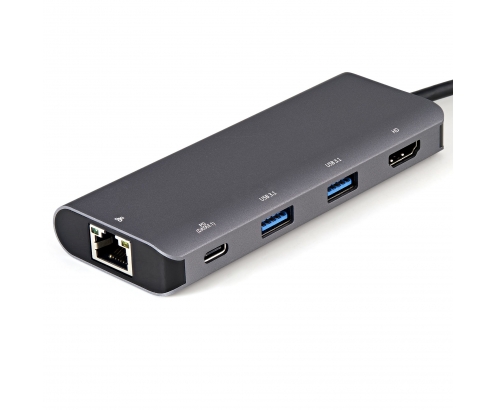 StarTech.com Adaptador Multipuertos USB C - Mini Docking Station USB Tipo C con HDMI de 4K 30Hz - con PD de 100W - con Hub Ladrón Concentrador USB de