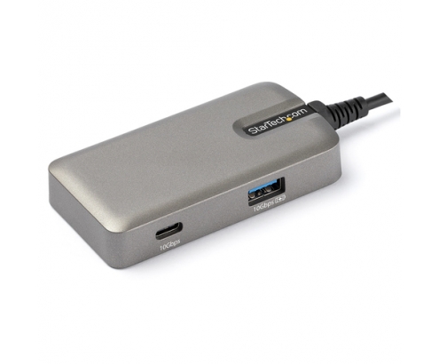 StarTech.com Adaptador Multipuertos USB C - USB-C a HDMI 2.0 4K 60Hz, PD con Paso de 100W - Hub USB de 3 Puertos de 10Gbps - Mini Docking Station USB 