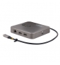 StarTech.com Adaptador Multipuertos USB-C - VÍ­deo Doble HDMI - 4K 60Hz - Hub USB 3.1 de 2 Puertos de 10Gbps - PD de 100W de Paso por USB - Cable de 3
