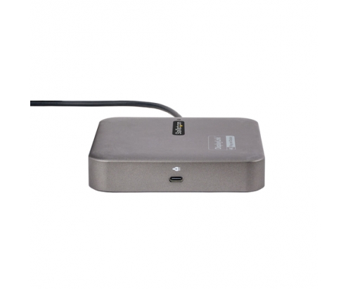 StarTech.com Adaptador Multipuertos USB-C - VÍdeo Doble HDMI - 4K 60Hz - Hub USB 3.1 de 2 Puertos de 10Gbps - PD de 100W de Paso por USB - Cable de 3