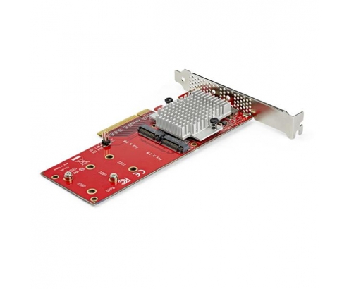 StarTech.com Adaptador PCI Express x8 para Dos SSD M.2 - PCI-E 3.0