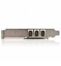 StarTech.com Adaptador Tarjeta Controladora FireWire 400 PCI 4 Puertos FW 6 Pin Chipset TI - IEEE 1394a
