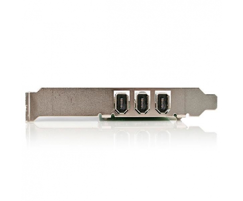 StarTech.com Adaptador Tarjeta Controladora FireWire 400 PCI 4 Puertos FW 6 Pin Chipset TI - IEEE 1394a