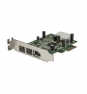 StarTech.com Adaptador Tarjeta FireWire PCI-Express Bajo Perfil de 2 Puertos F/W 800 y 1 Puerto F/W 400