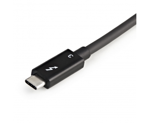 StarTech.com Adaptador Thunderbolt 3 a Dos Puertos DisplayPort 1.4 de 2 Monitores 4K de 60Hz o 1 Monitor de 8K o 5K plata TB32DP14