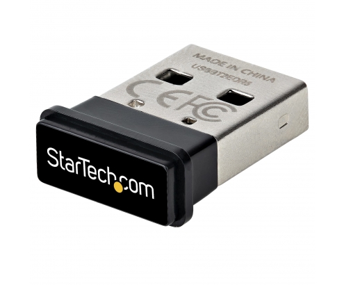 StarTech.com Adaptador USB a Bluetooth 5.0, Dongle Conversor para Ordenador/Portátil/Teclado/Ratón, Convertidor BT 5.0 para Auriculares con Micrófo