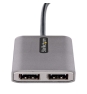 StarTech.com Adaptador USB-C a DisplayPort 1.4 Doble - Hub MST USB C Multi Monitor - Divisor Multiplicador DP Doble 5K 60Hz DP - HDR - con Cable Extra