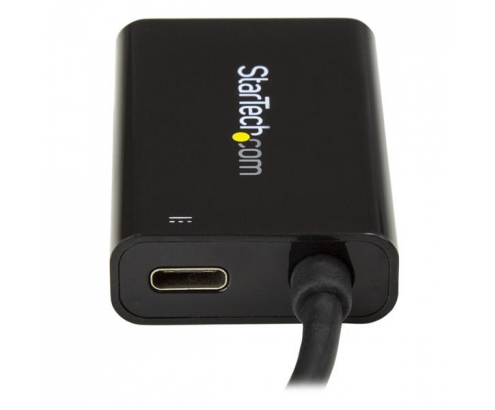 StarTech.com Adaptador USB-C a HDMI 4K con Entrega de Alimentación por USB - 60 Watts - Negro