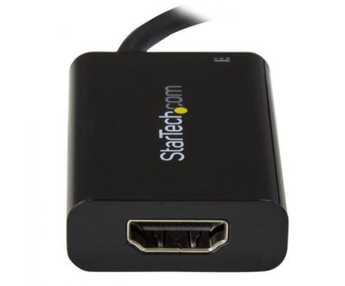 StarTech.com Adaptador USB-C a HDMI 4K con Entrega de Alimentación por USB - 60 Watts - Negro
