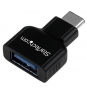 StarTech.com Adaptador USB-C a USB-A - Macho a Hembra - USB 3.0 negro