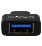 StarTech.com Adaptador USB-C a USB-A - Macho a Hembra - USB 3.0 negro