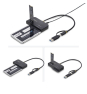 StarTech.com Adaptador USB-C/USB-A a NVMe M.2 y SATA 2.5/3.5in 10Gbps - Lector de SSD Externo - Sin Herramientas - B+M/M-Key