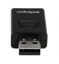 StarTech.com Adaptador USB de Carga Rápida Macho a Hembra con Interrruptor para Sincronización - Cargador Rápido