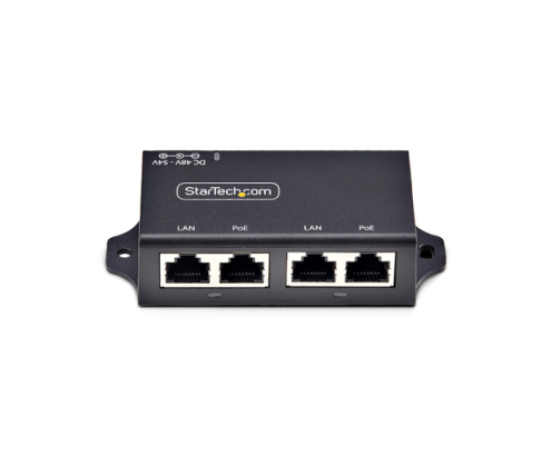 StarTech.com AF221CE-POE-INJECTOR adaptador e inyector de PoE Gigabit Ethernet, Ethernet rápido