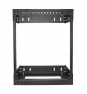 StarTech.com Armario Rack de Servidores de Marco Abierto 12U para Montaje en Pared - Profundidad Ajustable de 12 a 20 - Negro 