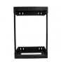 StarTech.com Armario Rack de Servidores de Marco Abierto 15U para Montaje en Pared - Profundidad Ajustable de 12 a 20 - Negro
