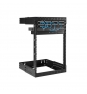 StarTech.com Armario Rack de Servidores de Marco Abierto 15U para Montaje en Pared - Profundidad Ajustable de 12 a 20 - Negro