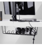 StarTech.com Bandeja de Gestión de Cables para Debajo del Escritorio - Estilo Canasta - Longitud 61,5cm - Instalación por Tornillos - Soporte para R