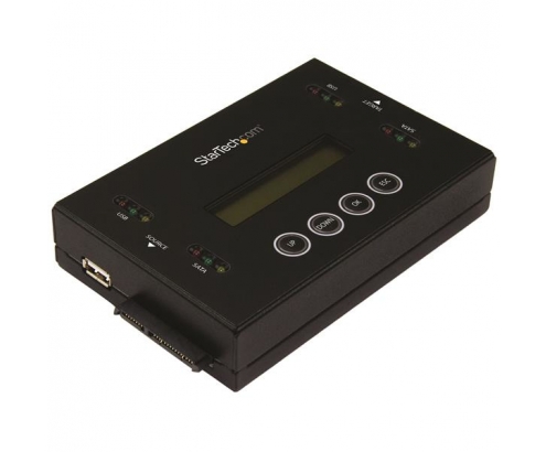 StarTech.com Borrador y Clonador de Unidades de Disco SATA de 2,5 y 3,5 - Copiador de Unidades de Memoria Flash USB