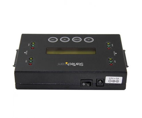 StarTech.com Borrador y Clonador de Unidades de Disco SATA de 2,5 y 3,5 - Copiador de Unidades de Memoria Flash USB