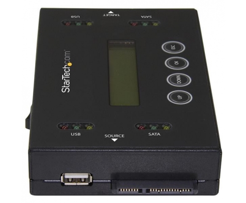 StarTech.com Borrador y Clonador de Unidades de Disco SATA de 2,5 y 3,5 - Copiador de Unidades de Memoria Flash USB