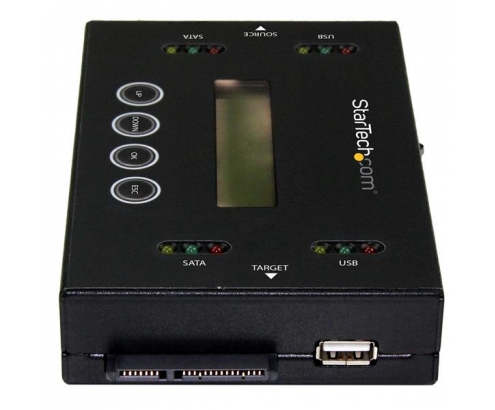 StarTech.com Borrador y Clonador de Unidades de Disco SATA de 2,5 y 3,5 - Copiador de Unidades de Memoria Flash USB