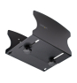 StarTech.com Bracket Soporte de Montaje en Pared para PC - Soporta CPU de hasta 18kg - Ajustes sin Herramientas de 5cm a 20cm - Estante Mural para Caj