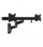 StarTech.com Brazo de Soporte VESA Articulado de Pared para 2 Monitores de 15 a 24 Pulgadas - de Acero