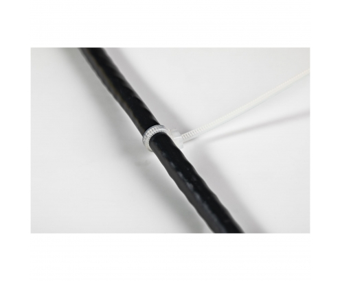 StarTech.com Bridas de 10cm para cables - 2 mm de ancho, 22 mm de diámetro, soportan 8 kg de tensión, de nylon, cierre automático y punta curva, 94