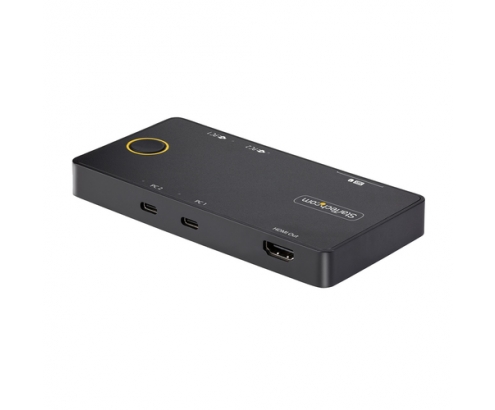 StarTech.com C2-H46-UC2-PD-KVM interruptor KVM Negro