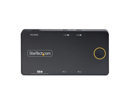 StarTech.com C2-H46-UC2-PD-KVM interruptor KVM Negro