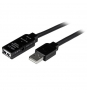 StarTech.com Cable 10m Extensión Alargador USB 2.0 Activo Amplificado - Macho a Hembra - Negro