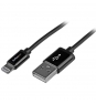 StarTech.com Cable 1m Lightning 8 Pin a USB 2.0 para Apple iPod iPhone iPad - Negro