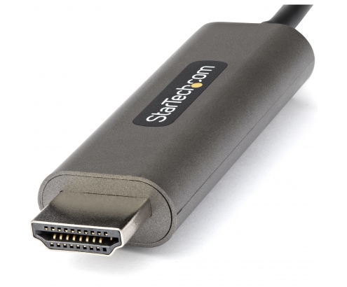 StarTech.com Cable 1m USB C a HDMI 4K de 60Hz con HDR10 - Adaptador de Vídeo USB Tipo C a HDMI 2.0b Ultra HD 4K - Convertidor USBC a HDMI HDR para Mo