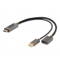 StarTech.com Cable 30cm Adaptador HDMI a DisplayPort - Activo - 4K 60Hz - Conversor HDMI 2.0 a DP 1.2 - HDR - Alimentado por el Bus USB - de Ordenador