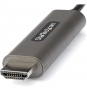 StarTech.com Cable 3m USB C a HDMI 4K de 60Hz con HDR10 - Adaptador de VÍ­deo USB Tipo C a HDMI 2.0b Ultra HD 4K - Convertidor USBC a HDMI HDR para Mo