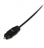 StarTech.com Cable 4.5m TosLink Audio Digital Optico SPDIF Delgado - Negro