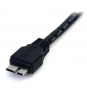 StarTech.com Cable 50cm USB 3.0 Super Speed SS Micro USB B Macho a USB A Macho Adaptador - Negro