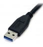 StarTech.com Cable 50cm USB 3.0 Super Speed SS Micro USB B Macho a USB A Macho Adaptador - Negro