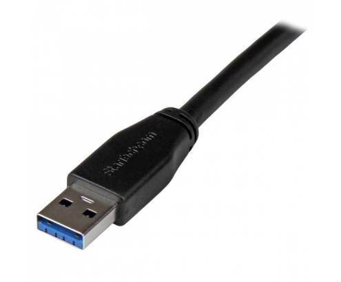 StarTech.com Cable Activo USB 3.1 SuperSpeed de 5 metros - Usb A Macho a Usb B Macho - negro 