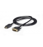 StarTech.com Cable Adaptador Conversor Mini DisplayPort a VGA 1,8m - Mini DP a HD15 - Macho a Macho negro 