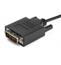 StarTech.com Cable Adaptador Conversor USB-C a DVI - 2m - 1920x1200 negro 